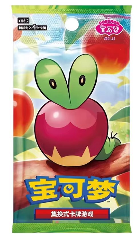 Embalagem do Gem Pack 6 de Pokemon